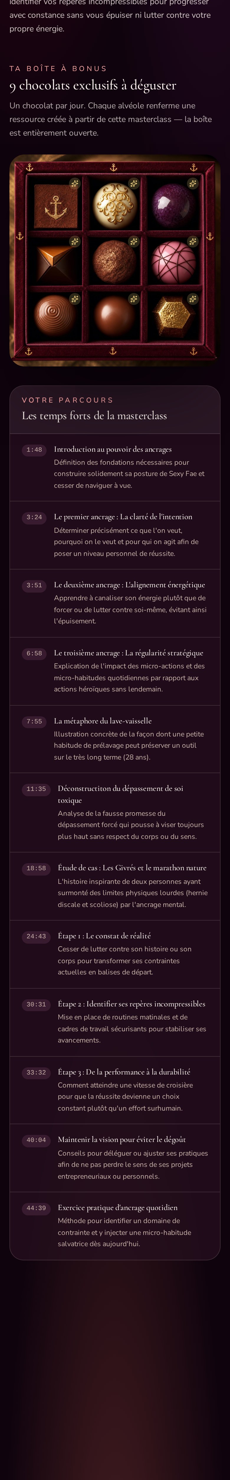La boîte à bonus