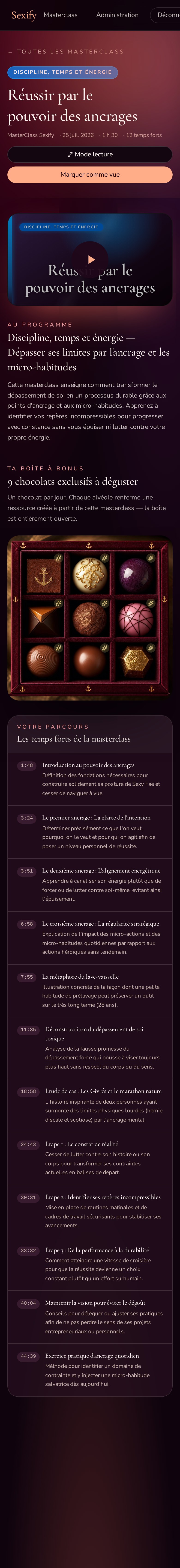 Le mode cinéma